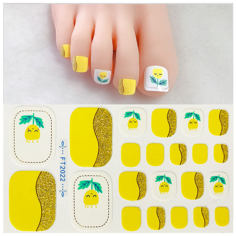 Color Cute Toe Nail Wraps