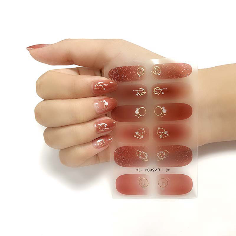 3D Crystal Nail Jel wraps