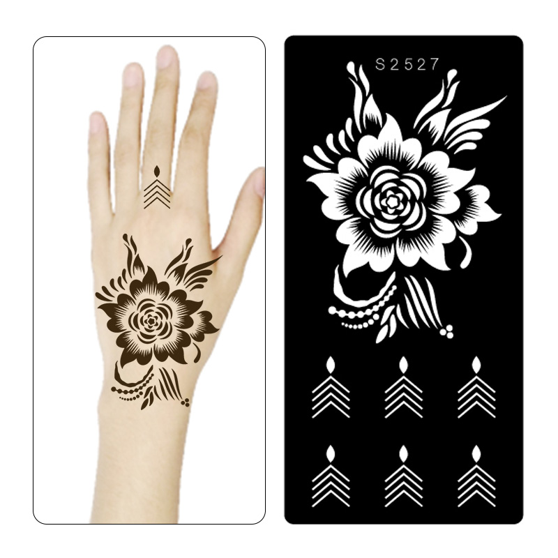 Henna Stencil sticker