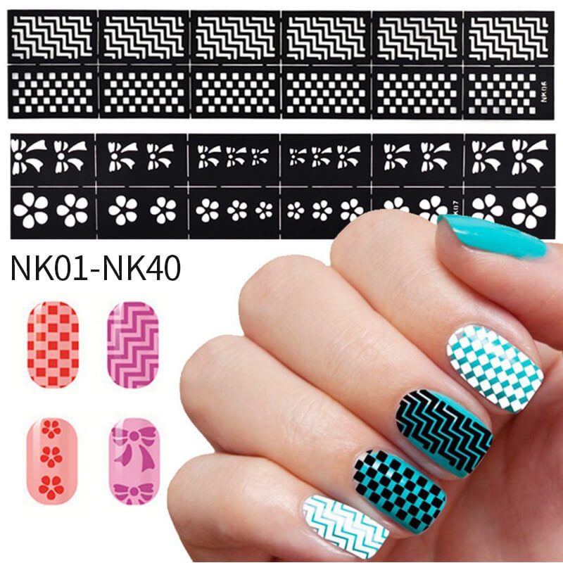 Nail Art Stencil Sticker